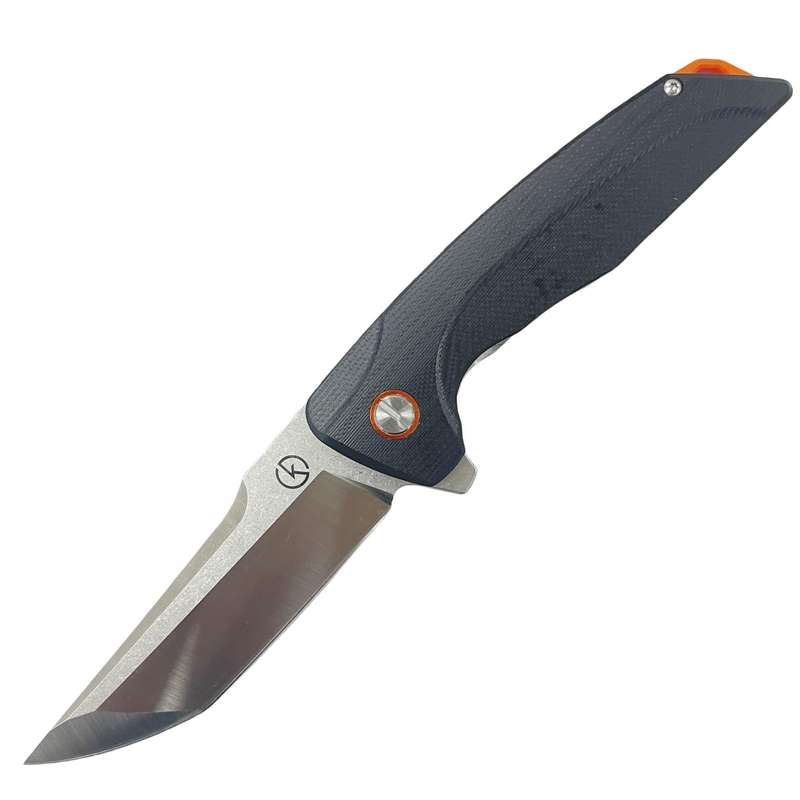 Koch Folding knife D2 blade Black G10 handle - KK070BL