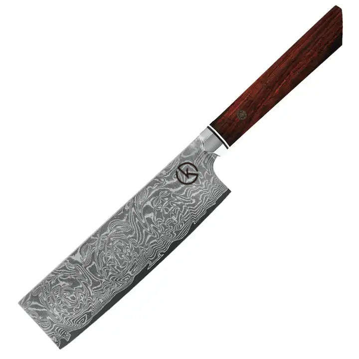 Koch Knives Japanese Stainless Damascus Nakiri Knife - KK683