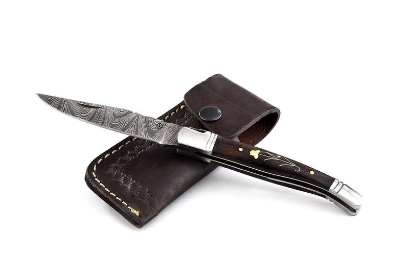 Laguiole Folder Damascus