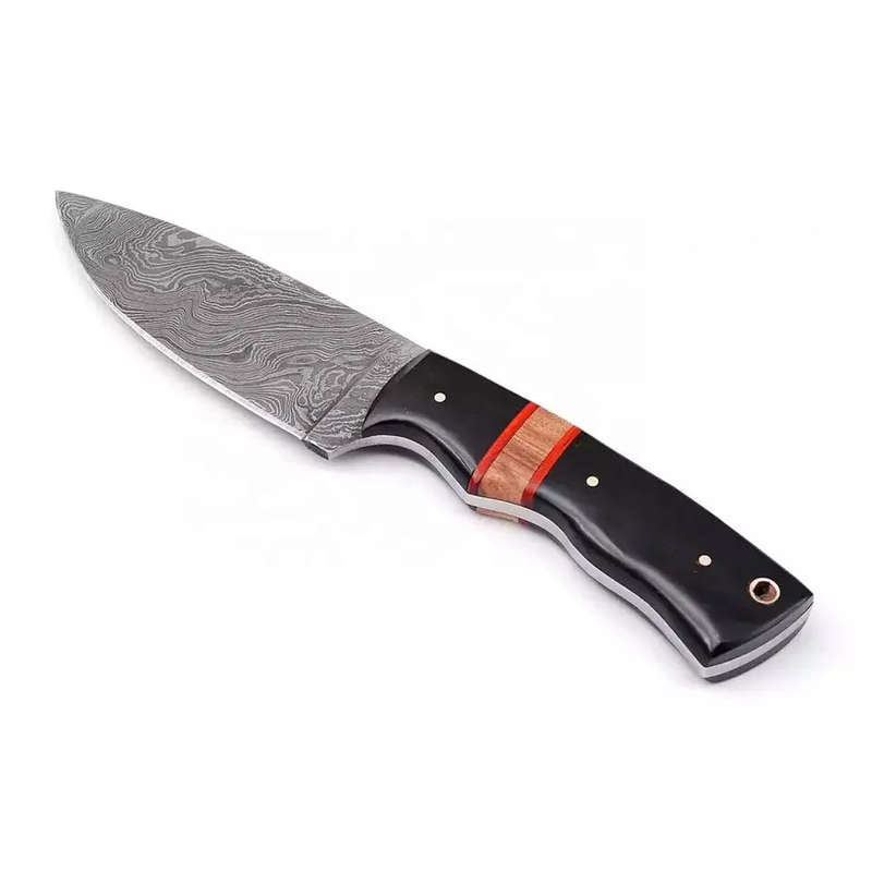 Damascus steel hunting knife - MB-DHK-0011
