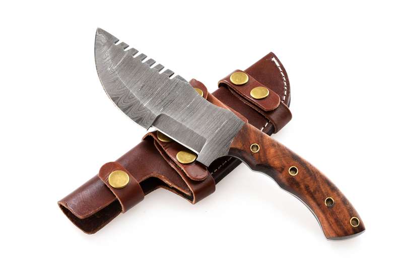 DAMASCUS steel Tracker Knife