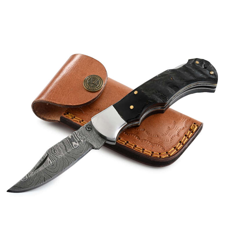 Damascus steel folder - MB-FN-0025