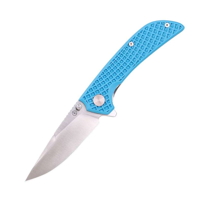 Koch - Liner Lock D2 Blade, G10 Handle Folding Knife Blue - QY3902BL