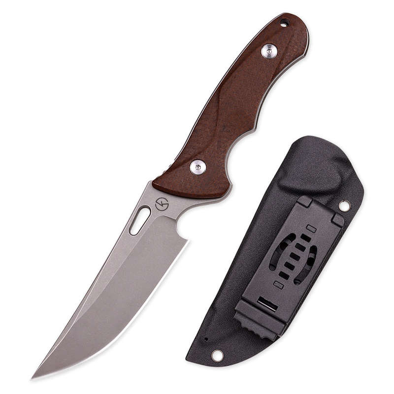 Koch - Wood D2 Fixed Blade Knife - QY4101