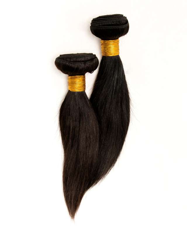 Hair Bundle 10" Brown Black