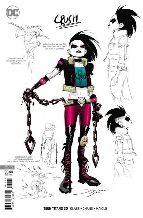 Teen Titans (4) 20, Design Variant, NM