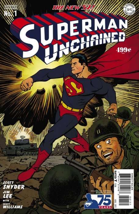 Superman Unchained 1, Golden Age Variant, NM