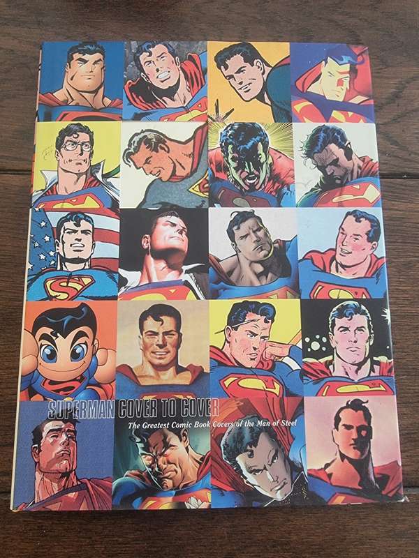 Superman Hardcover book, Cover to Cover