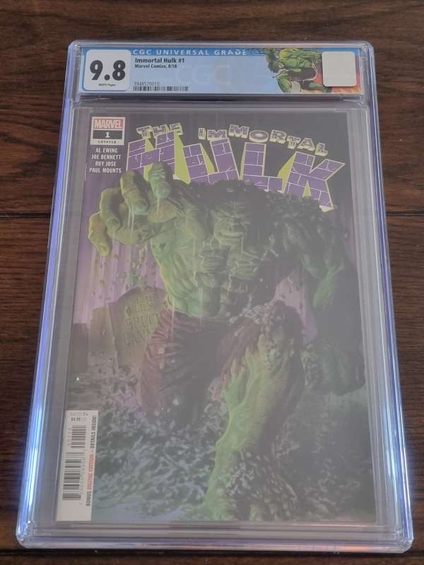 Immortal Hulk 1, CGC 9.8