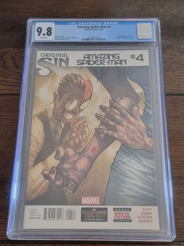 Amazing Spider-Man 4, CGC 9.8, First Appearance Silk