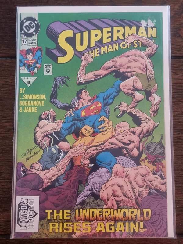 Superman, Man of Steel 17, First App Doomsday, FN