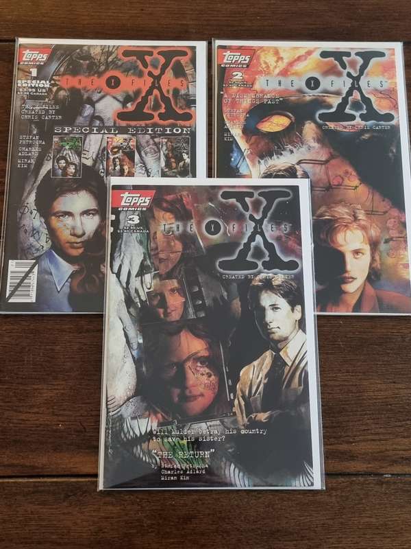 The X-Files 1 - 3, NM and includes numbered second prints of 1 and 2