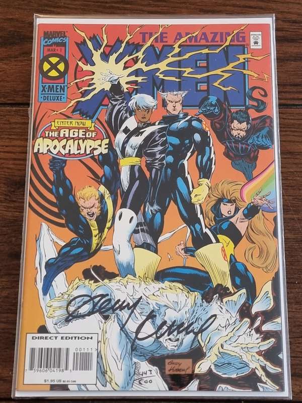 The Amazing X-Men 1, Signed Andy Kubert with COA, NM