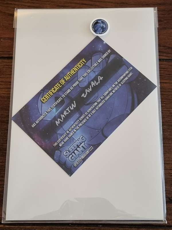 Fame - Sabastian Stan, Sentry Lava Foil, Signed by Zavala, 4/30, NM