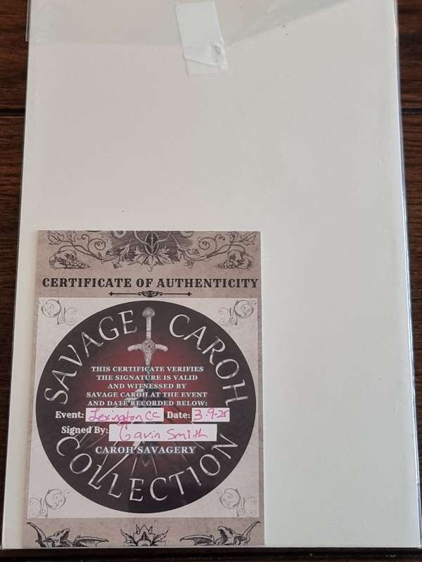 TMNT 1, Foil Signed and Remarked by Gavin Smith with COA, NM