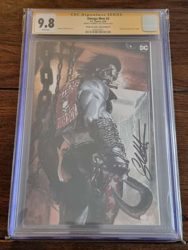 Omega Men 3, Signed DellOtto Lobo Exclusive Variant, CGC 9.8