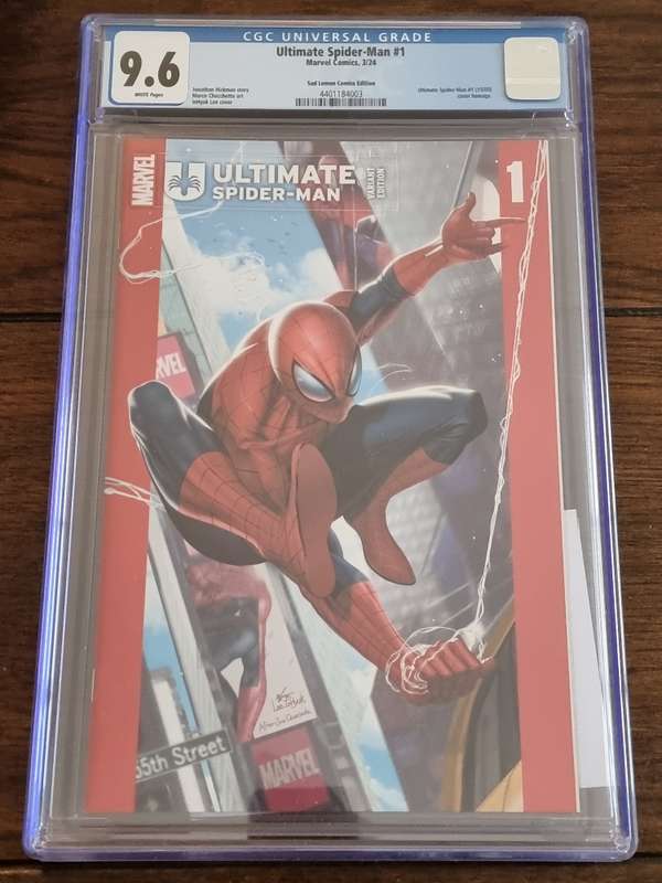 Ultimate Spider-Man 1 Inhyuk Lee  Limited Variant (600), CGC 9.6