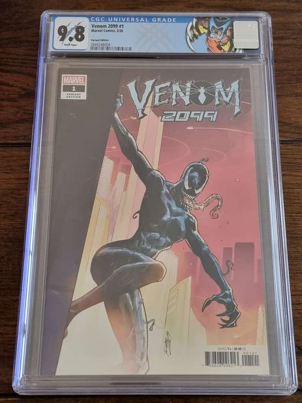 Venom 2099 1,   Ron Lim Variant  1st App of 2nd Venom 2099 Alea Bell, CGC 9.8