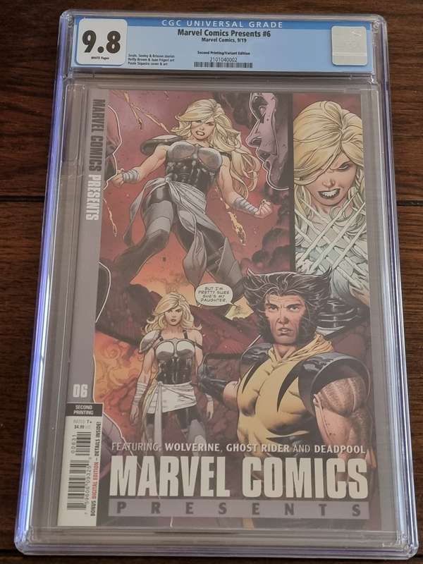Marvel Comics Presents, 2nd Printing Variant Edition, First App Rien, CGC 9.8