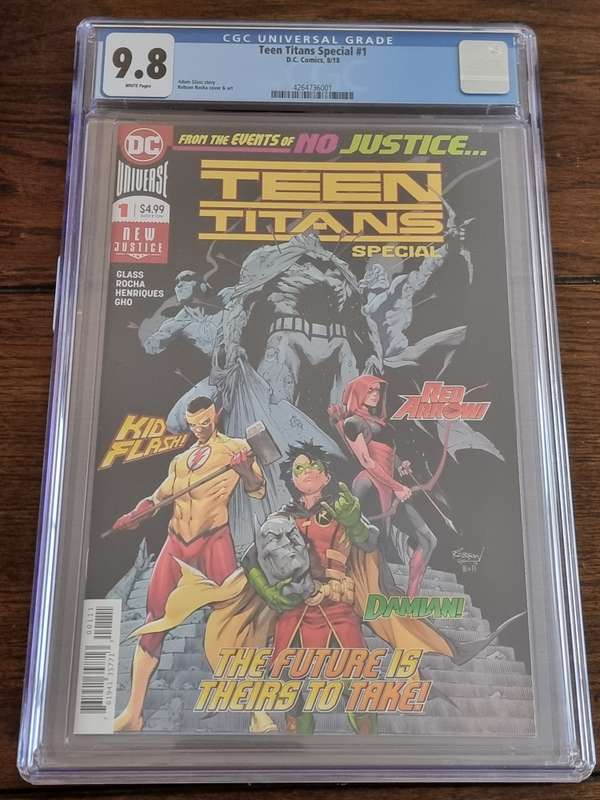 Teen Titans Special 1,  1st Cameo Crush, CGC 9.8