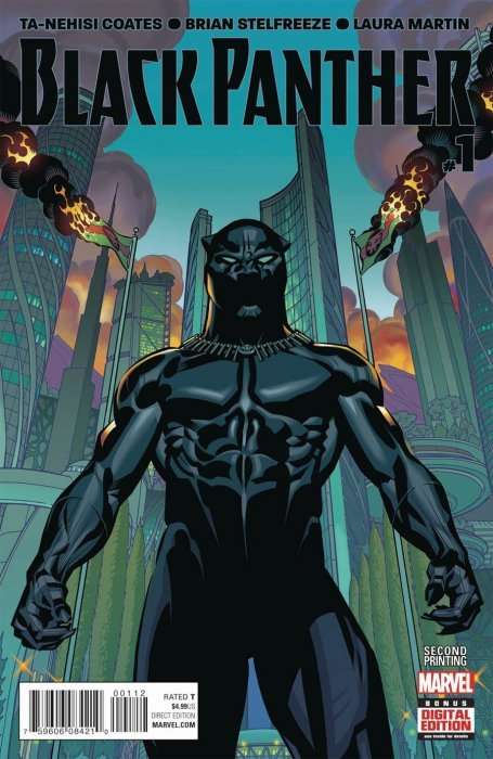 Black Panther (2016) 1, 2nd print, NM