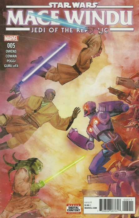 Star Wars: Jedi of the Republic - Mace Windu 5, NM * Includes number 1 - 4 Free