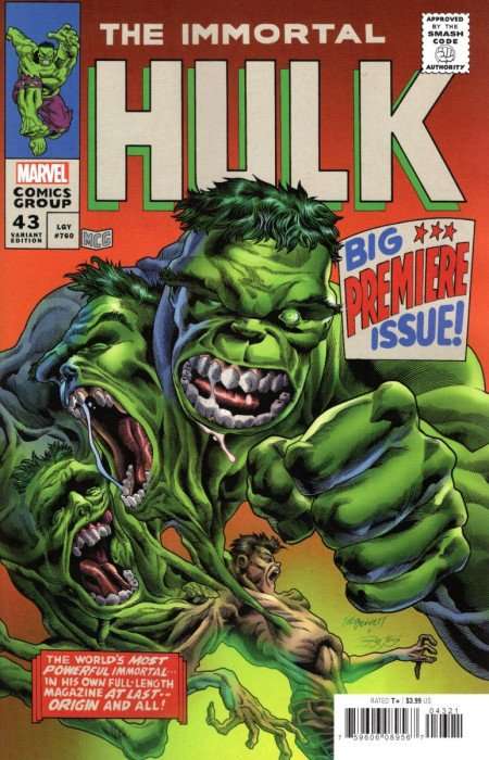 Immortal hulk 43, Homage Variant, NM