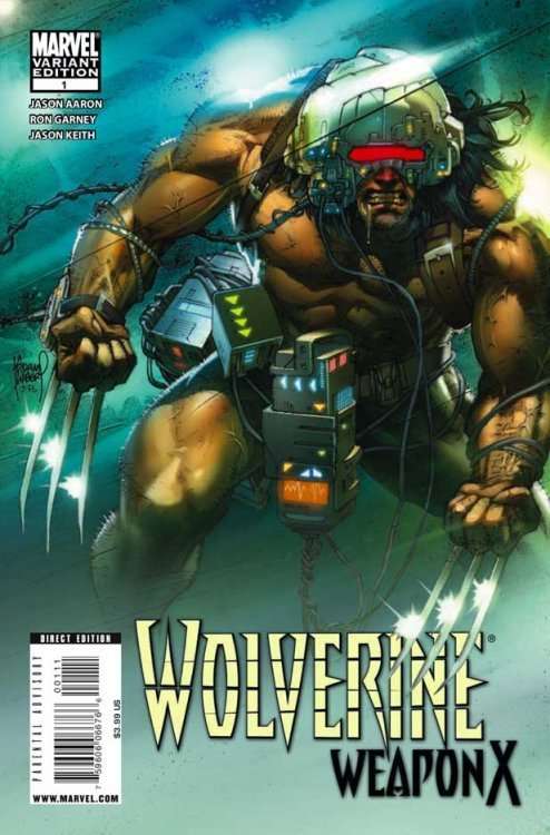Wolverine: Weapon X 1, 1:100 Ratio Variant, NM *Free Normal Print