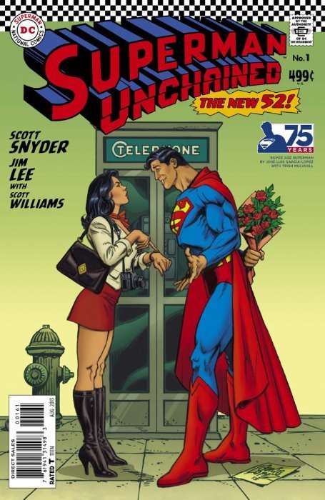 Superman Unchained 1, Silver Age Variant, NM