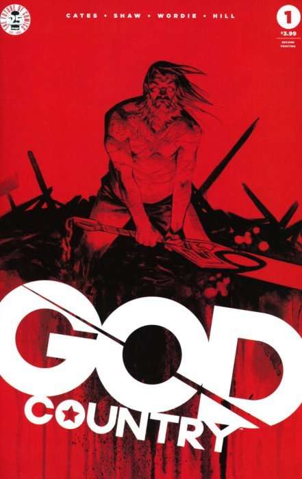 God Country 1, 2nd print, NM