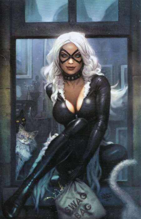 Black Cat (2019) 1, CE Ryan Brown Virgin Variant, NM