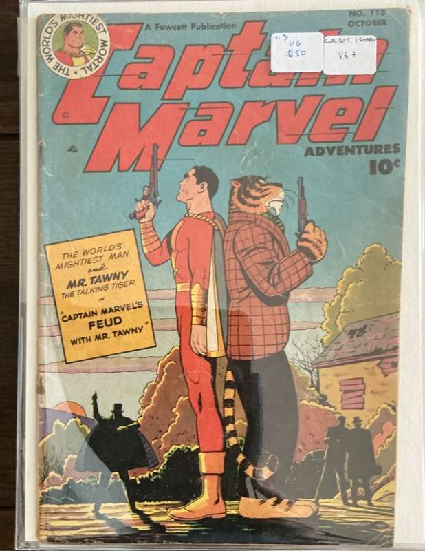 Captain Marvel Adventures 113, FAIR (Appears CUT)