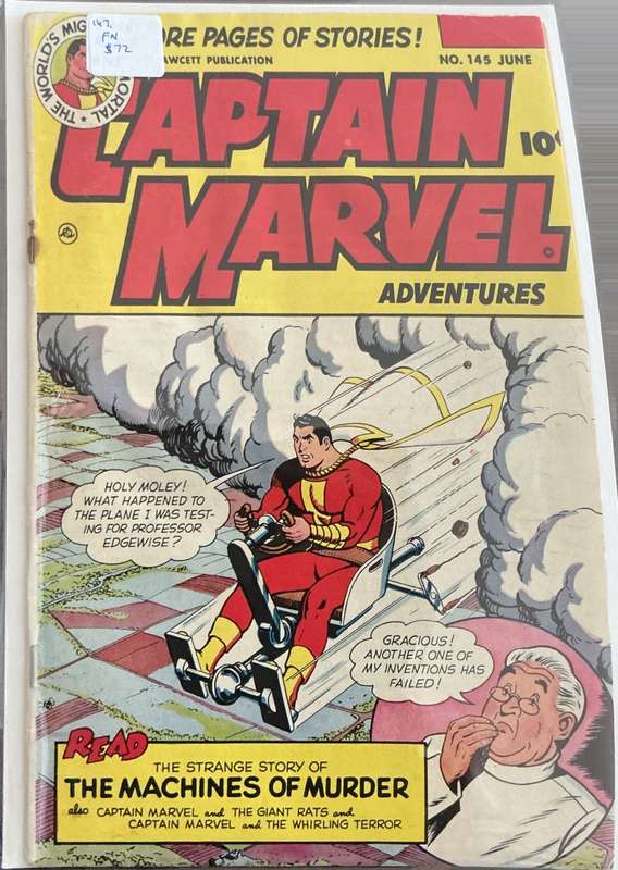 Captain Marvel Adventures 145, VG/FN