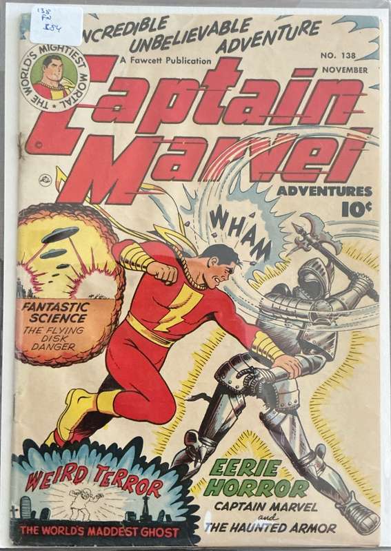 Captain Marvel Adventures 138, FN