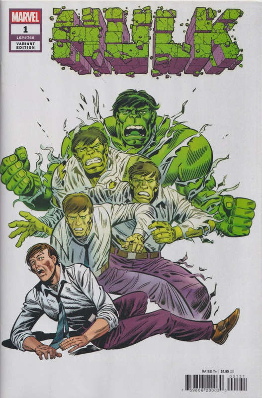 The Hulk 1, (2022), 1:100 Trimpe Hidden Gem Variant, NM