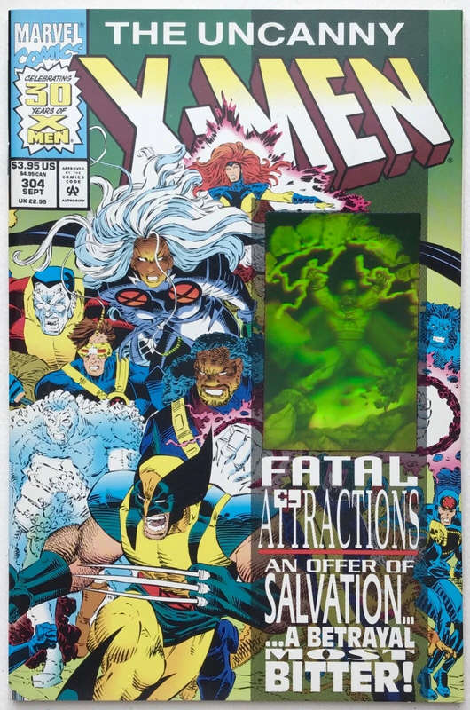 Uncanny X-Men 304, Hologram Cover, NM