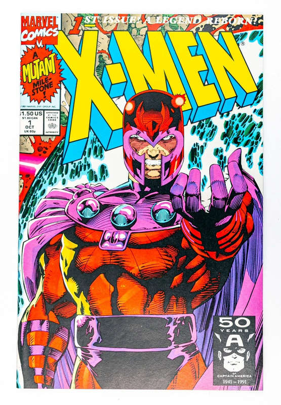X-Men 1, Cover D, 1st Acolytes App, Magneto Cover by Jim Lee, NM
