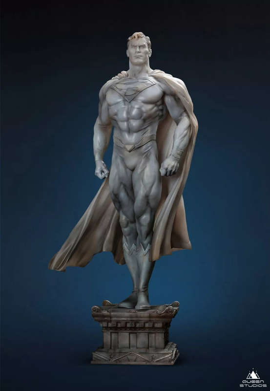 Queen Studios Superman Statue, Museum Line, MIMB