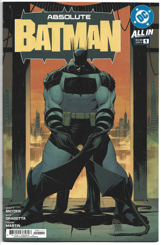 Absolute Batman 1, 1st Print NM Snyder Dragotta, 1st App of the Party Animal Gang, NM