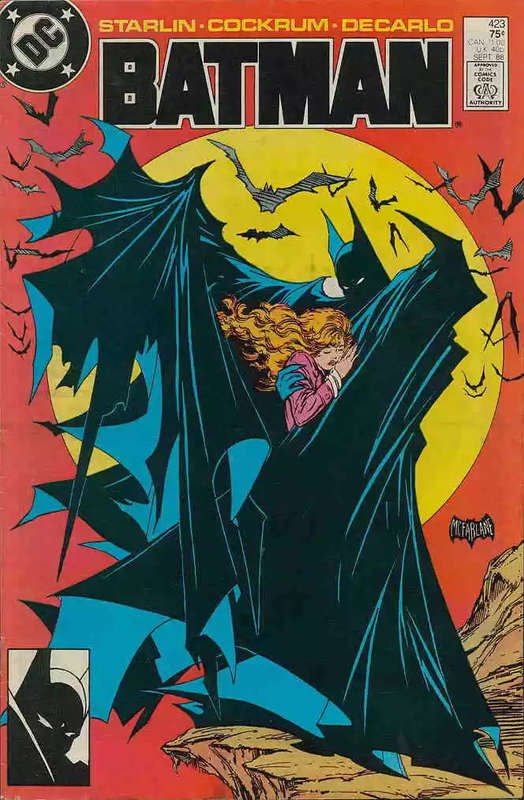 Batman 423, well known McFarlane Cover, 7.0 *