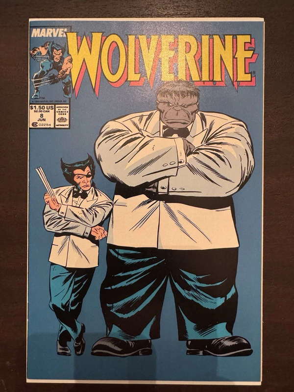 Wolverine 8,  Key Issue - 1st Patch Marvel Comic 1989, NM