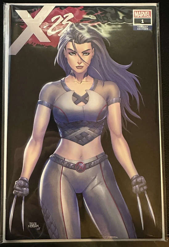 X-23 1, Kirkham SDCC variant cove, HTF Rare Laura Kinney Wolverine, NM