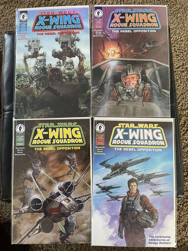 Star Wars: X-Wing Rogue Squadron - Rebel Opposition 1 - 4, NM