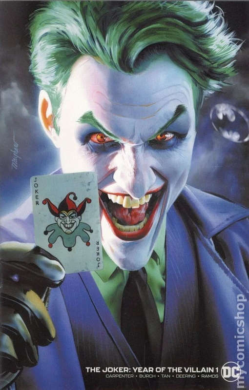 Joker Year of the Villain 1, Mayhew Comic Mint Minimal NM