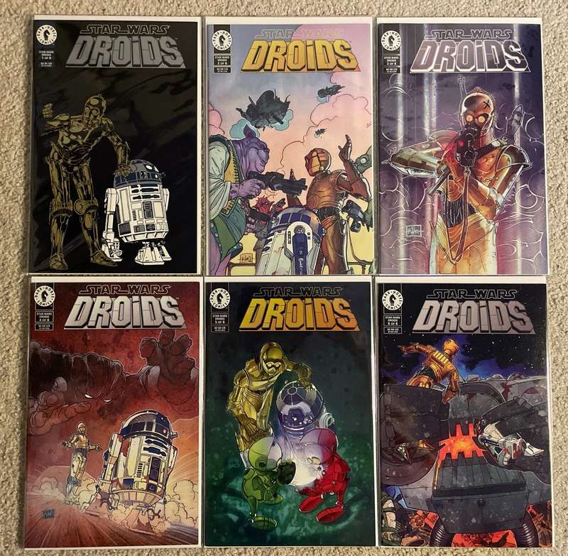 Star Wars Droids 1 - 6, Complete 2nd Series Set, VF/NM