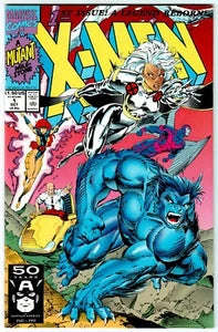 X-Men 1, Storm, Beast, Professor X Cover, Jim Lee, NM