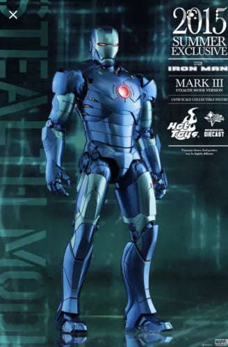 Hot Toys Iron Man Stealth Mark III, Die Cast, Previously Displayed, MINT in BOX