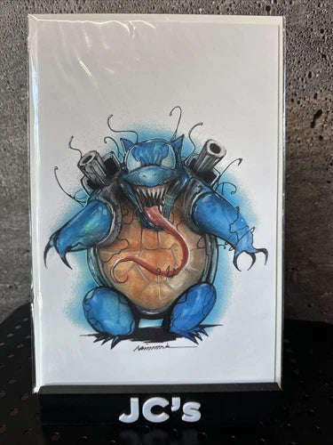 Venomized Pokemon - Gorkem Demir - Charizard, Blastoise, Venusaur c2e2 Exclusive, Artist Alley Co...