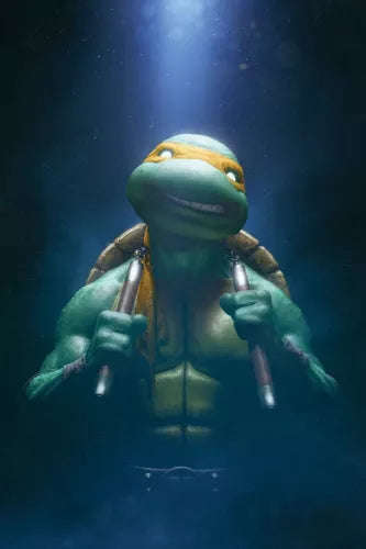 Teenage Mutant Ninja Turtles Rahzzah Michelangelo Color, NM