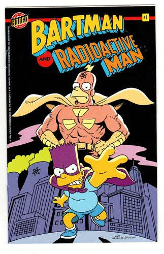 Bartman and Radioactive Man Ashcan 1, NM ***ASHCAN***